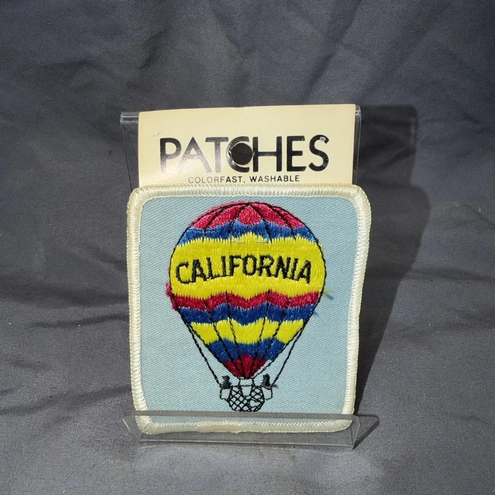 California Hot Air Balloon Sew On Patch